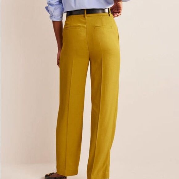 Boden Tailored Tapered Pants light yellow size 10 P NWT in packaging - Picture 3 of 8